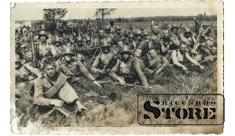 Старинная открытка "Солдаты. 1930"