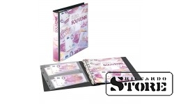 Karat album 0-euro suveniirrahade kogumiseks. Komplektis 10 läbipaistvat polümeerset lehte, mis tagavad kogu kollektsiooni turvalise hoidmise ja eksponeerimise.