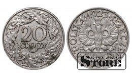 Польша, 20 грошей, 1923. год, цинк