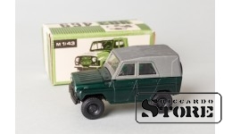 Моделька автомобиля УАЗ 469М, СССР, 1/43