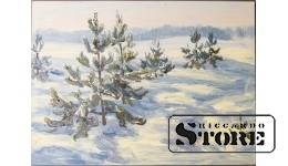 Живопись, Зимний лес, 35x48cm CSA1062