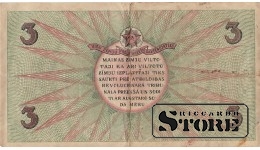 Latvia,3 rubli 1919 gads