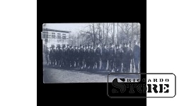 Открытка, Солдаты в строю