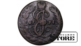 Russian Empire, 1 Denga, 1792 year, Catherine II, Rare