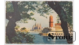Винтажная открытка Маяк во французской колонии 20 в.  #NT345