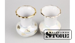 Ваза, фарфор, Рига, Рижский фарфоровый завод, 80-е годы, первый сорт , 8 cm , CSA367