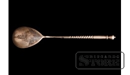 Чайная ложка, серебро, 84 проба, Российская Империя 1896 год