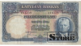 LATVIA,50 lati 1934 gads - 414256