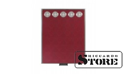 Dark red velour album 2935E (Ø34 mm)
