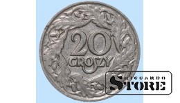 Польша, 20 грошей, 1923. год, цинк