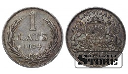 Latvia 1 Lats 1924