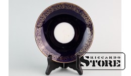 Блюдце, фарфор, Рига, Рижский фарфоро-фаянсовый завод, 50е годы, 3 сорт