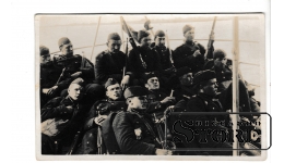 Старинная открытка "Латвийская артилерия" CSA575