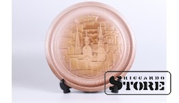 КЕРАМИКА ,  Декоративная тарелка с видом г. Риги ,25,5 СМ Ø