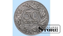 Польша, 50 гроши, 1923. год, никель