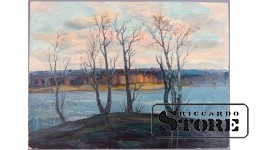 Живопись Поздняя осень, Владимир Свиклис, 1978 год, 35x48cm CSA1047