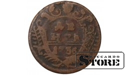 Russia Denga 1736