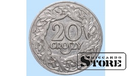 Польша, 20 грошей, 1923. год, цинк