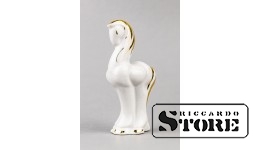 Статуэтка, Лошадка, фарфор, Рига , Рижская фарфоровая фабрика, 80-е годы , 9,5 см