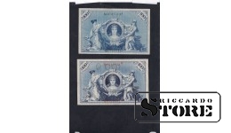Germany 100 Mark 1908 set of 2 banknotes