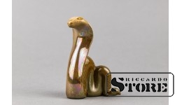 Статуэтка, Змея , фарфор, Рига , Рижская фарфоровая фабрика, 6.2 см