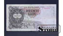 BANKNOTE , LATVIA, 10 LATI 1937 GADS - A 026424