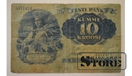 Банкнота, 10 крон, 1937, Эстония