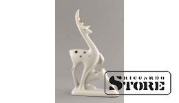 Cтатуэтка , Олени, фарфор,Рига, Рижская фарфоровая фабрика, 50-е годы , 20см