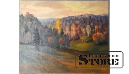 Живопись, Осенний лес, Владимир Свиклис, 1985 год, 50x61.5cm CSA1066