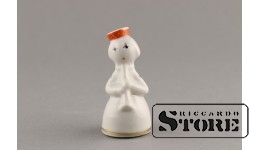 Статуэтка, Девочка из ансамбля с флейтой, фарфор, Рига, Рижская фарфоровая фабрика, автор модели - Левон Агаджанян, 60-е годы , 6.5 см, 1-ый сорт
