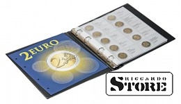 Illustrated album for chronological placement of commemorative 2 euro coins. Volume 2: all euro issuing countries (chronologically from Belgium 2012 to Finland April 2016).