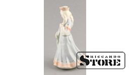Statuette, Latvian girl, RIGA PORCELAIN FACTORY, MODEL AUTHOR - R. Karkunova, 1960s, 14.5 cm