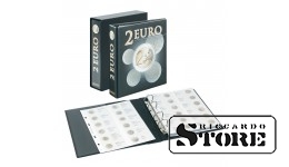 Illustrated PUBLICA M album for storing 2 euro coins. Volume 2 (chronologically from Italy 2015). Comes with protective slipcase.