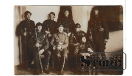 Старинная открытка "Латвийские солдаты, охрана" 1921.год CSA577