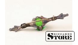 Серебряная брошь, проба 875 , 2.30 g