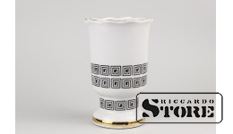 Ваза, фарфор, Рига, Рижский фарфоровый завод, 80-е годы, первый сорт , 13 cm , CSA368