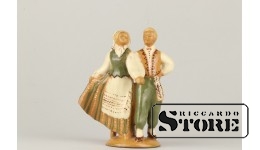 Статуэтка Танцующая пара, керамика, Каунас, Каунасский комбинат Дайле, 50-е годы , 10 cm ,  CSA463
