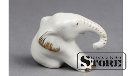 Статуэтка , Слоник  ,фарфор ,Рига ,Рижский фарфоровая фабрика , 4 cm