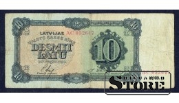 BANKNOTE, LATVIA, 10 Lati 1934 gads - AC 052647