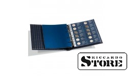 Coin Album Classic-OPTIMA "European 2-Euro commermomative coins, incl. slipcase, blue