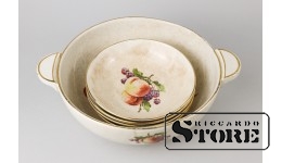 Сервировочный набор, фаянс, Рига, Фабрика М.С Кузнецова, 1937 год CSA164