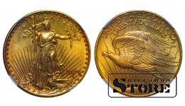 USA, 20 dollars 1924 - AU 58