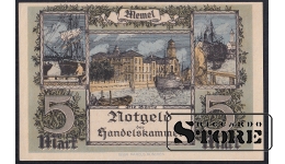 Memel, 5 Mark, 1922, aUNC