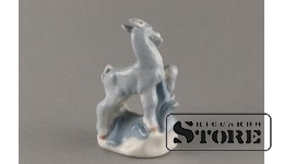Figūriņa, Kazlēns, porcelāns, Rīga, Rīgas procelāna fabrika, 1950 g., 9,8 cm