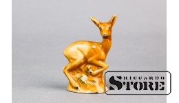 Статуэтка косуля, фарфор, Рига, рижский фарфоровый завод, 50-е годы