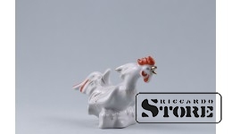 Статуэтка, Петушок , фарфор, Рига , Рижская фарфоровая фабрика, 50-е годы , 9 см