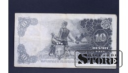 БАНКНОТА , ЛАТВИЯ , 10 ЛАТ 1937 год - N022736