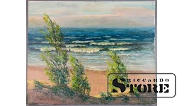 Живопись, Неспокойное море, Владимир Свиклис, 1995 год, 50.5x61.5cm CSA1038