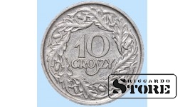 Польша, 10 гроши, 1923 год, никель