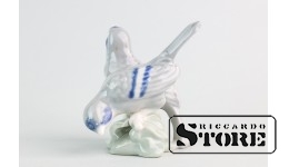 Статуэтка, Птички , фарфор, Рига , Рижская фарфоровая фабрика, 50-е годы